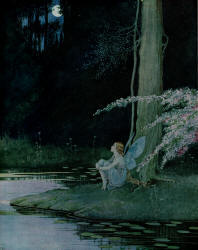 Ida Rentoul Outhwaite - 'The Nightingale' from ''Fairyland'' (1926)