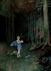 Ida Rentoul Outhwaite - 'The Glowlamp Fairy' from ''Fairyland'' (1926)
