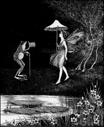 Ida Rentoul Outhwaite - 'Serana put up her nose in the air and marched past him' from ''Fairyland'' (1926)