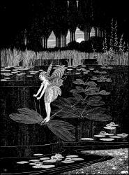 Ida Rentoul Outhwaite - 'A whole host of Dragon-Flies chasing each other in a wild game of follow-my-leader' from ''The Little Fairy Sister'' (1923)
