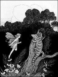 Ida Rentoul Outhwaite - 'The Lizard began to get lively' from ''The Little Fairy Sister'' (1923)