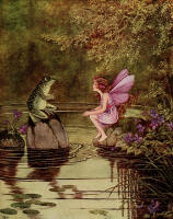 Ida Rentoul Outhwaite - illustration for ''The Little Green Road to Fairyland''