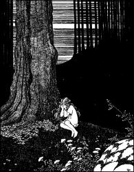 Ida Rentoul Outhwaite - 'She began to cry as if her heart would break' from ''The Little Green Road to Fairyland'' (1922)