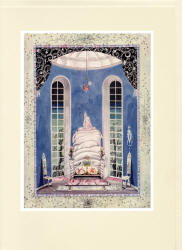 Greeting Card sample showing a Kay Nielsen illustration from ''Fairy Tales by Hans Andersen'' (1923)