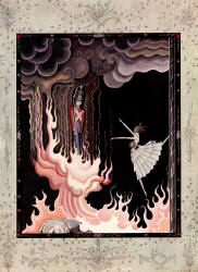 Kay Nielsen - colour illustration for 'The Hardy Tin Soldier' from ''Fairy Tales by Hans Andersen'' (1923)