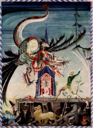 Kay Nielsen - colour illustration for 'The Two Brothers' from ''Hansel and Gretel and other stories by the Brothers Grimm'' (1925)