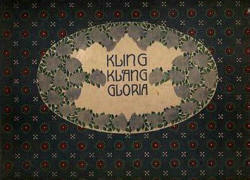 Cover of ''Kling-Klang Gloria'' (1907), illustrated by Heinrich Lefler and Joseph Urban