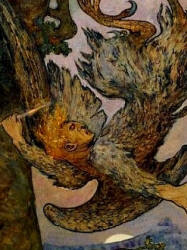 Detail from Frank C Pape's ''Nightingale the Robber''