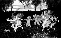 Ida Rentoul Outhwaite - 'On the way to the Fairy Party' from ''The Enchanted Forest'' (1921)