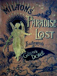 Cover for ''Paradise Lost'' (1887), written by John Milton and illustrated by Gustave Dore