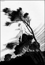 Ida Rentoul Outhwaite - 'The South Wind Fairy' from ''The Enchanted Forest'' (1921)
