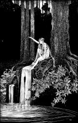 Ida Rentoul Outhwaite - 'The Waterfall Fairy' from ''The Enchanted Forest'' (1921)