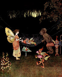 Ida Rentoul Outhwaite - 'The Wee Sick Goblin' from ''The Enchanted Forest'' (1921)