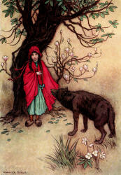 Warwick Goble - 'Little Red-Riding-Hood' from ''The Fairy Book'' (1913)