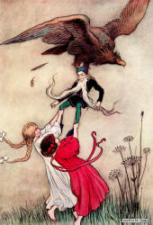 Warwick Goble - 'Snow-White and Rose-Red' from ''The Fairy Book'' (1913)