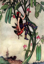 Warwick Goble - 'Jack and the Bean-stalk' from ''The Fairy Book'' (1913)