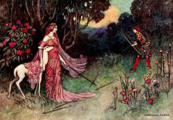 Warwick Goble - 'The Hind of the Forest' from ''The Fairy Book'' (1913)
