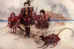 Warwick Goble - 'The Momotaro' from ''Green Willow and other Japanese Fairy Tales''