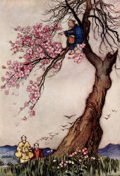 Warwick Goble - 'Hana-Saka-Jiji' from ''Green Willow and other Japanese Fairy Tales''