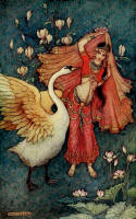 Warwick Goble illustration for ''Indian Myth and Legend''