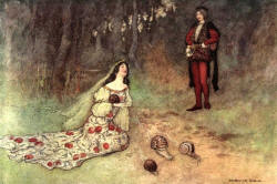 Warwick Goble - 'The Prince and Filadoro with the Snails' from ''Stories from the Pentamerone'' (1911)