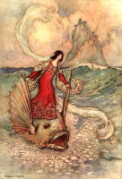 Warwick Goble illustration for ''Stories from the Pentamerone''