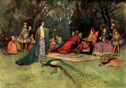 Warwick Goble - 'Zoza denouncing the Slave' from ''Stories from the Pentamerone'' (1911)