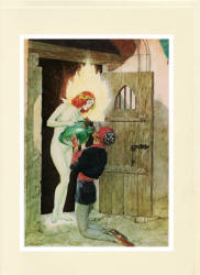 Example of Greeting Cards showing Willy Pogany's illustrations for the 1930 Edition of ''Rubaiyat of Omar Khayyam''