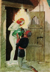 Willy Pogany's 'And lately, by the Tavern Door agape' from the 1930 Edition of ''Rubaiyat of Omar Khayyam''