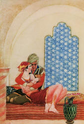 Willy Pogany's 'But leave the Wise to wrangle' from the 1930 Edition of ''Rubaiyat of Omar Khayyam''