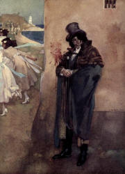 William Russell Flint - 'Poor children, how they loathe me' for 'Ruddigore; or, The Witch's Curse' from ''Iolanths and Other Operas'' (1910)