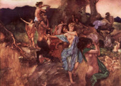 William Russell Flint - 'O Cithaeron!' from ''The Thoughts of the Emperor Marcus Aurelius Antoninus'' (1909)